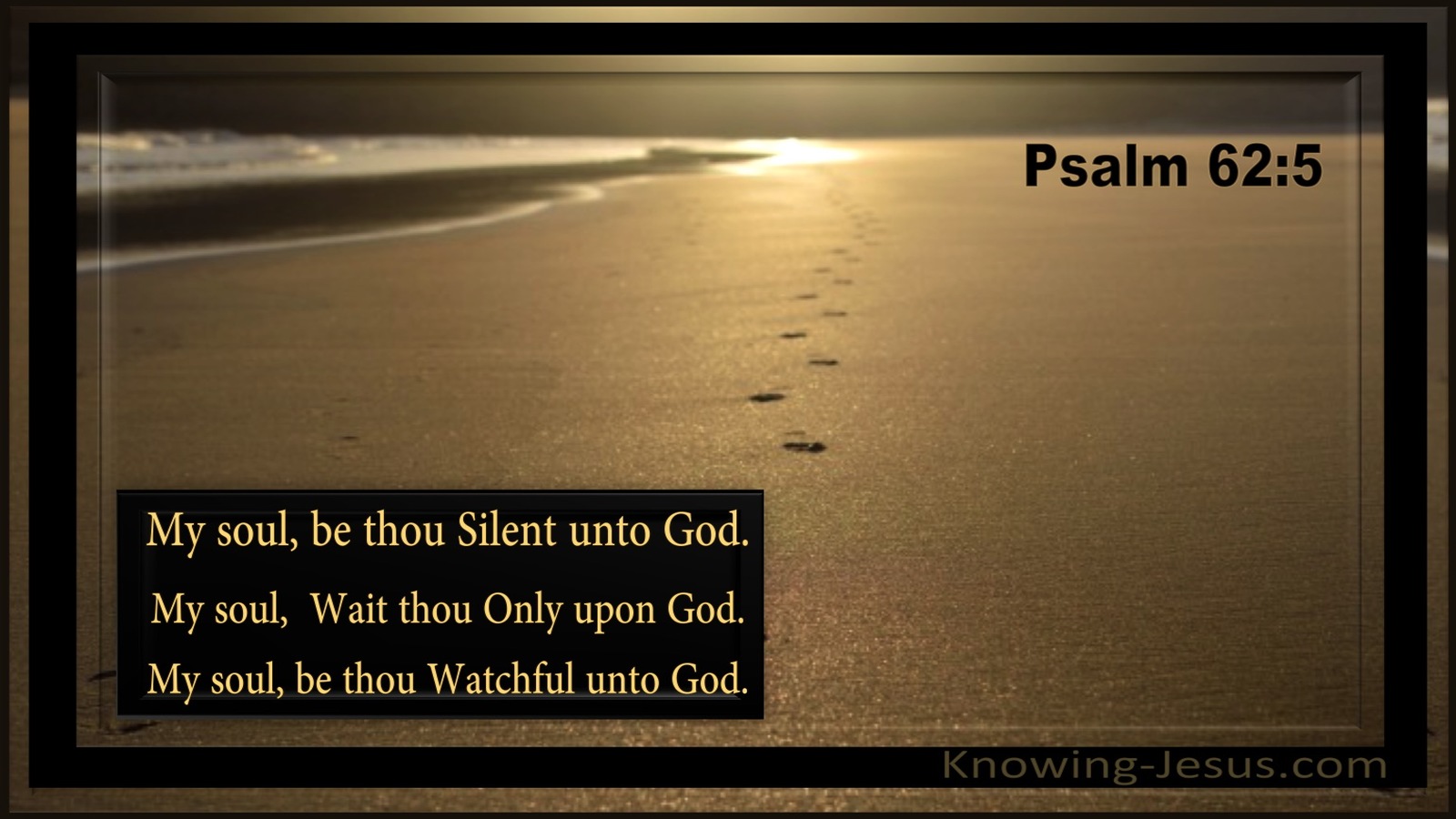 Psalm 62:5 Sacrifice Of Silence (devotional)07-04 (brown)